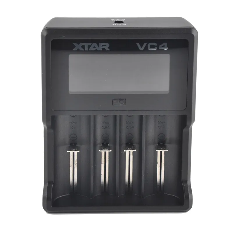 XTAR VC4 CHAGER NIMHバッテリー充電器LCD 10440 18650 18350 26650 32650 Liion Batteries Chargers9281109