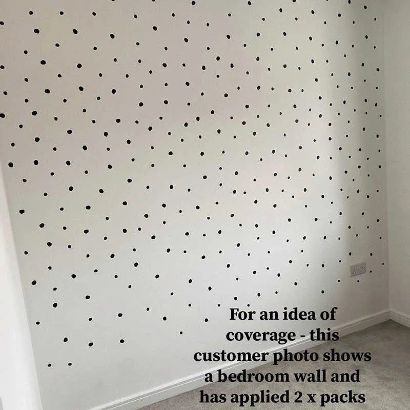 150 Pcs Cute Irregular Dot Shapes Wall Sticker Baby Nursery Kids Room Irregular Dot geometric Pattern Wall Decal Bedroom Vinyl (3)