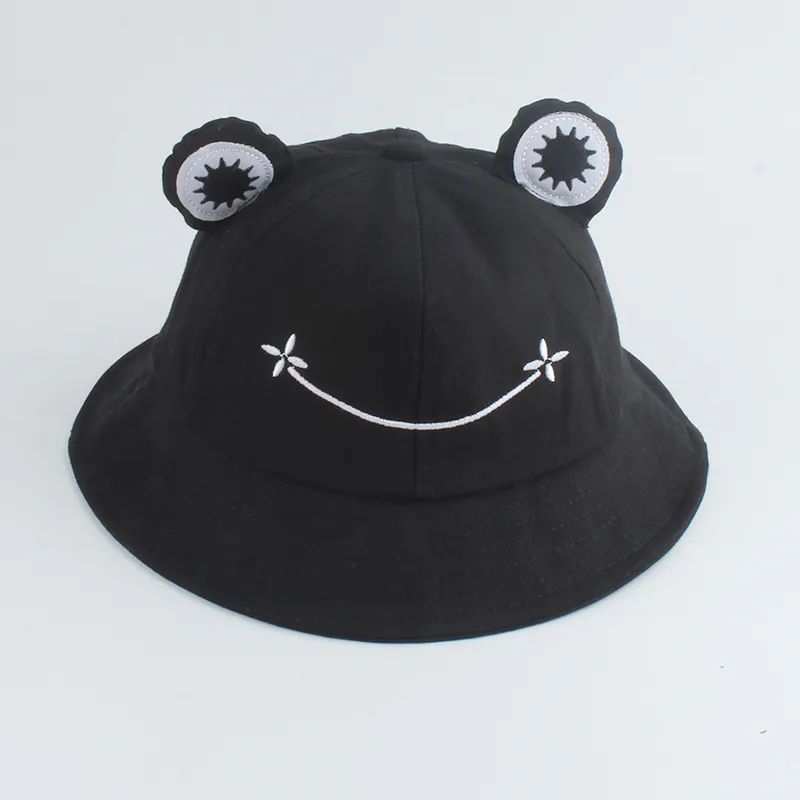 Fitted Hat ParentKid Cartoon Frog Bucket Hat Panama Fishing Cap Cute Froggy Hat Homme Femme Bob Chapeau Outdoor Sun Fisherman H8065402