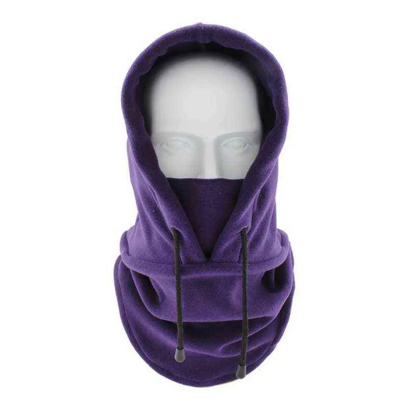 Homens Mulheres Inverno Faux Fleece Balaclava Capuz Chapéu Ao Ar Livre Ciclismo à prova de vento à prova de vento capa de rosto de esqui máscara térmica aquecedor y21111