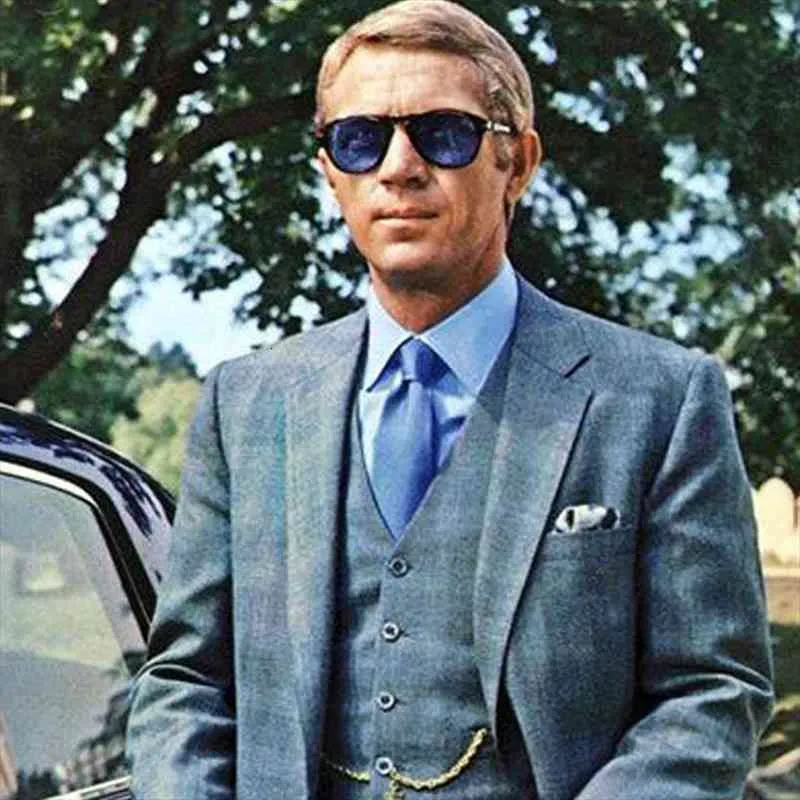 Классическая винтажная мода Джеймс Бонд 007 квадратный стиль поляризованные солнцезащитные очки Мужчины.