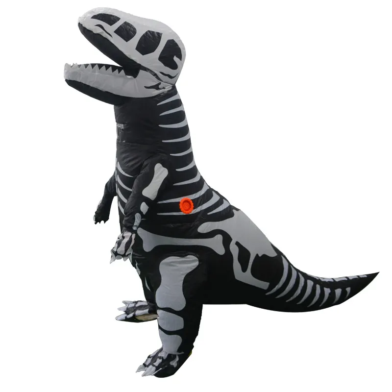 Maskotki Kostiumzeinflatable Sparerib Dinozaur Kostium Purim Party Dorosłych Mężczyzn Kostiumy Fantasy Blowup T-Rexmascot Doll Costume