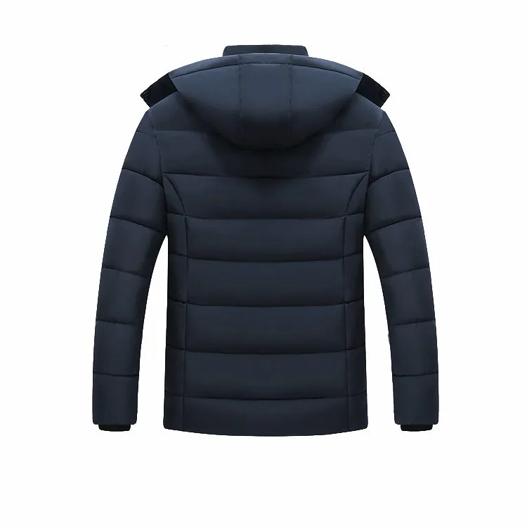 Стильная толстая теплая зимняя парка мужская флисовая мужская куртка с капюшоном пальто военные куртки-карго мужские пальто уличная мужская Jac