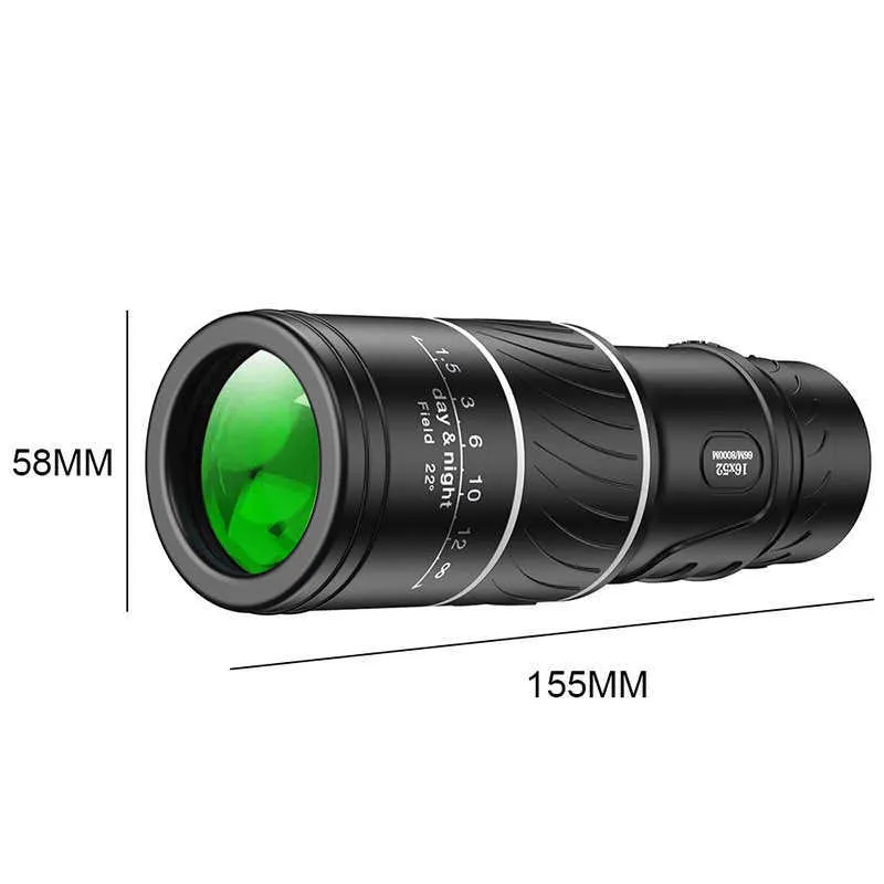 HD携帯用望遠鏡ミリタリーHDプロの単眼ズーム双眼鏡狩猟光学スコープビジョンミニITELESCOPIO P0823