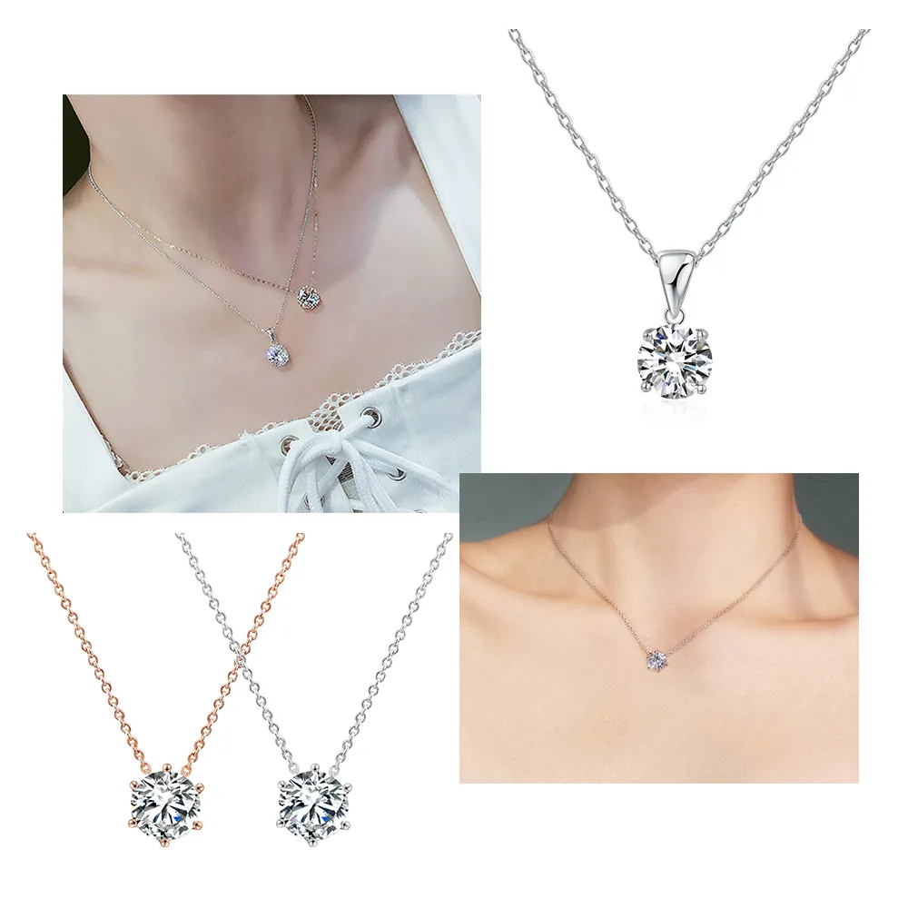 Colliers pendentifs de charme esthétique pour les femmes brillance de collier de couloir en zircon sur le cou bijoux bijoux de mariage n426