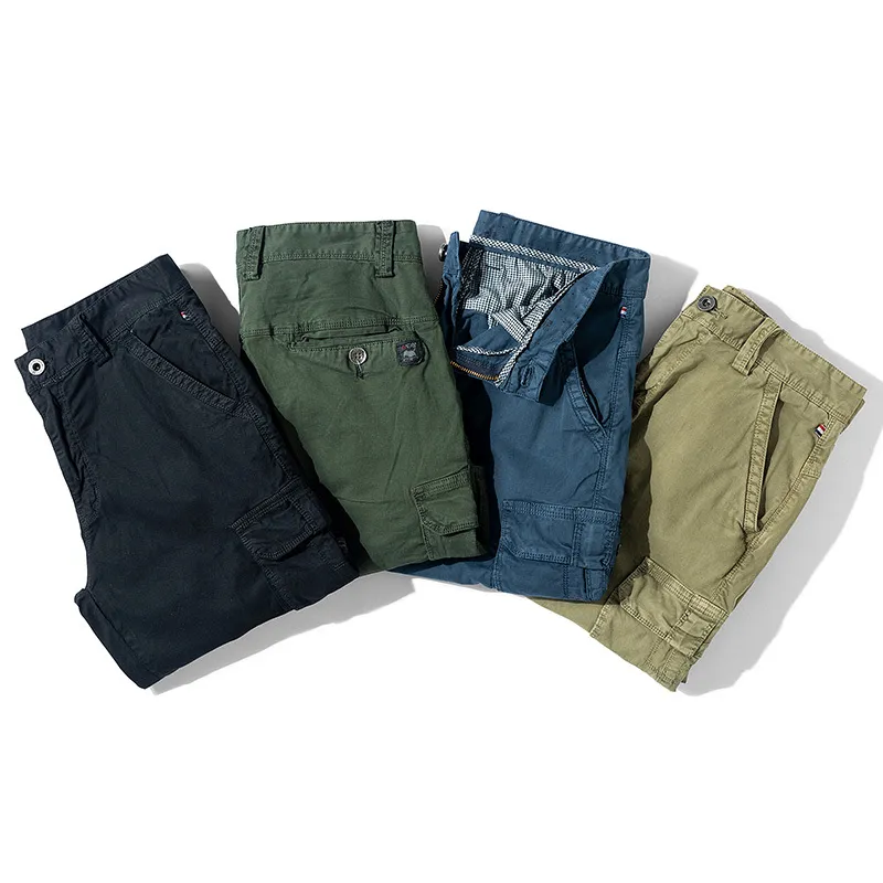 Verano hombres moda Casual militar Cargo bolsillo pantalones masculinos pantalones cortos tácticos sueltos tamaño grande 6XL