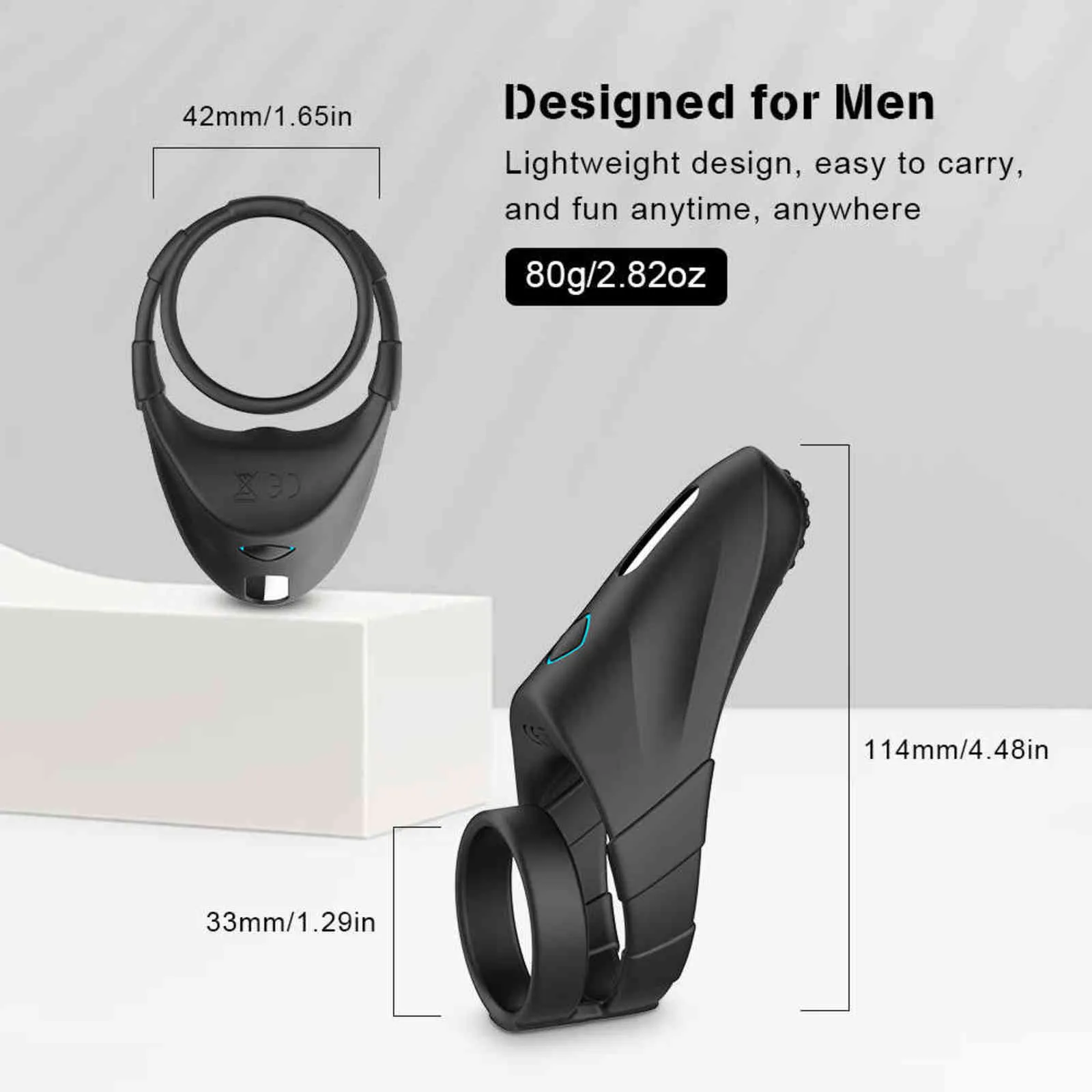 NXY Vibratoren Männer Paar G-punkt Vibrator Mit Cockring Penis Erektion Langlebig Vagina Klitoris Stimulieren Cock Massage Ring Orgasmus Sex Spielzeug 1119