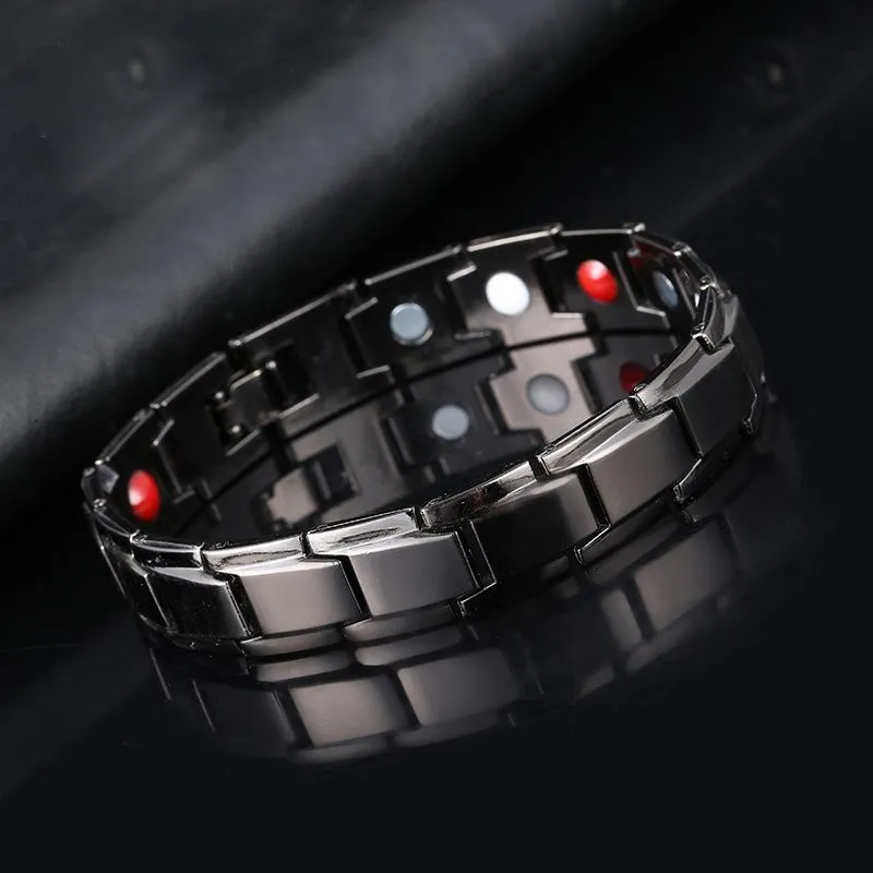 Andere Armbänder Behandlung Magnetarmband Gesundheit Germanium Stretch Schmuck für Männer und Frauen Das Geschenk Edelstahl Magnet Bra306U