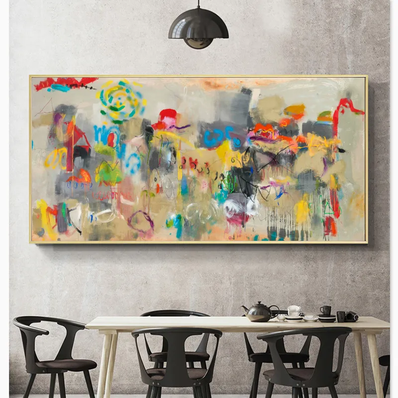 Graffiti Art Posters: Modern Abstract Canvas Wall Art, High Definition ...