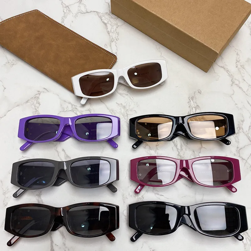 Óculos de sol quadrados Per1001 Mens e mulheres Novo Moda Catwalk Show Gross Casual Wild Designer Glasses Temple Letter Splinging T209L