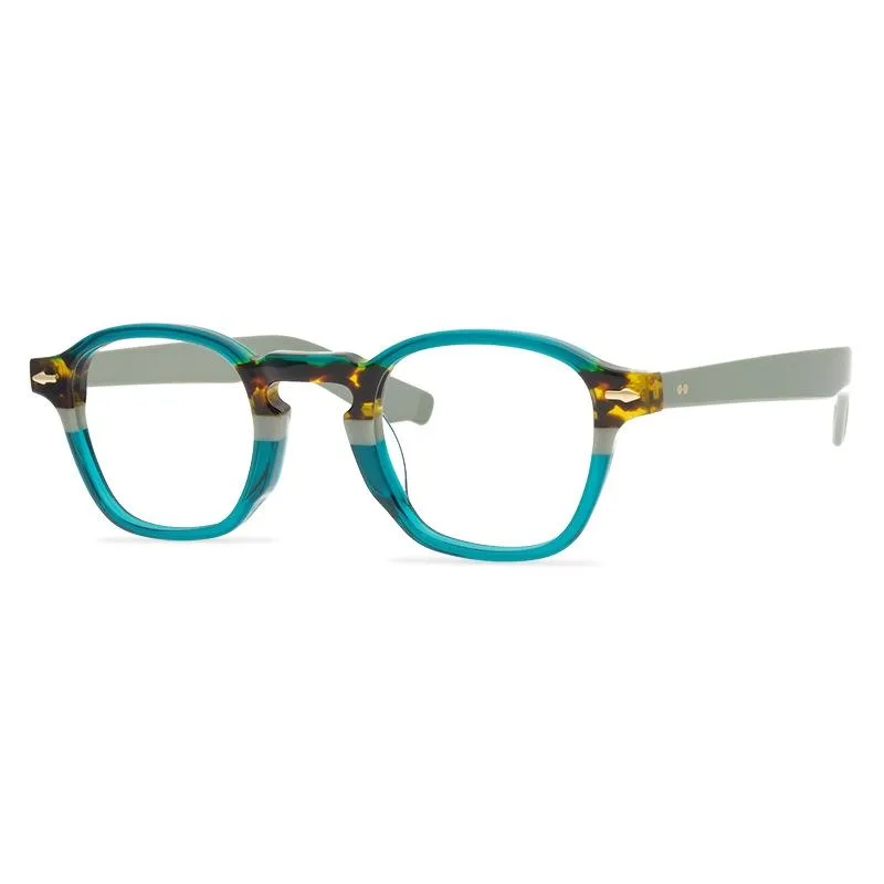 Lunettes de soleil de mode Cadres Jacques Myopia Cadre Traditionnel Rivet Technologie Contraste Design Miroir Optique Personnalisé Couleur Change240N