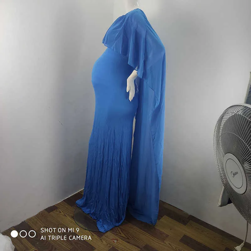Robe châle en mousseline de soie accessoires de photographie de maternité élégante robe Maxi robe de grossesse robes de maternité sans épaule pour séance Photo Y0924