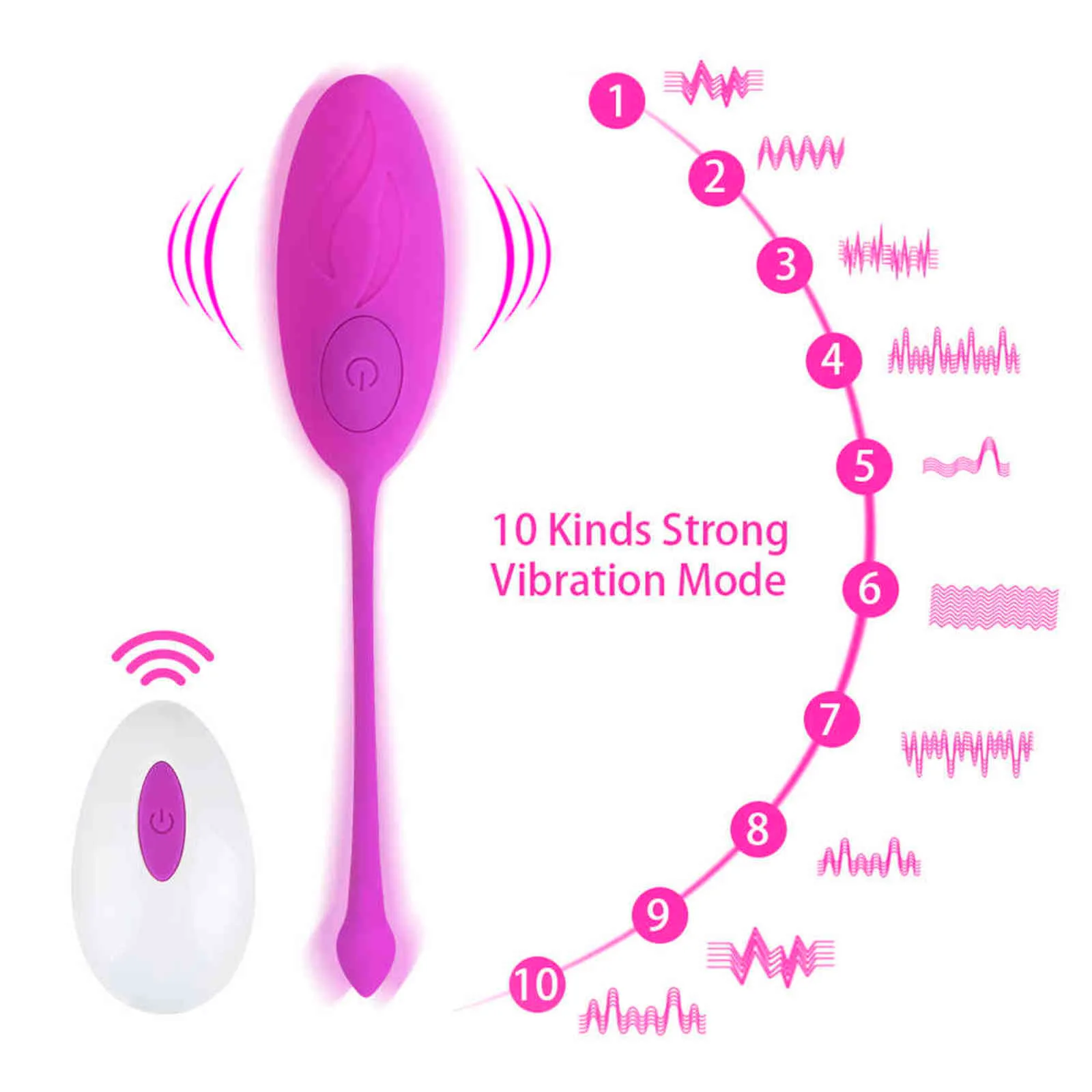 NXY Eggs vibrador remoto inalámbrico Panty huevo vibrador usable consolador Vagina bolas estimulador de clítoris juguete sexual para mujeres tienda 1124