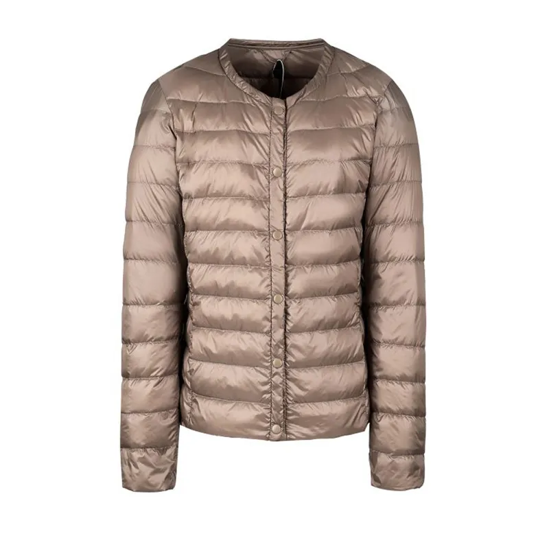 Women Ultra Light Down Jacket Winter Plus Size 3XL Coat Slim Casual White Duck Short Coats Female Warm Parka 210423