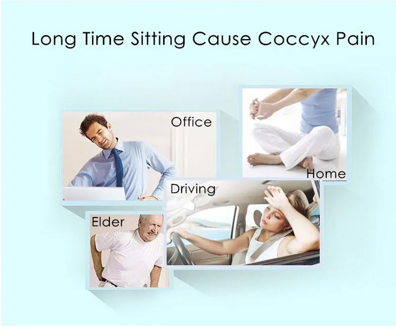Donut-Kissen-Sitzkissen, Steißbein, Steißbein, orthopädischer medizinischer Sitz, Prostata-Stuhl für Memory-Schaum