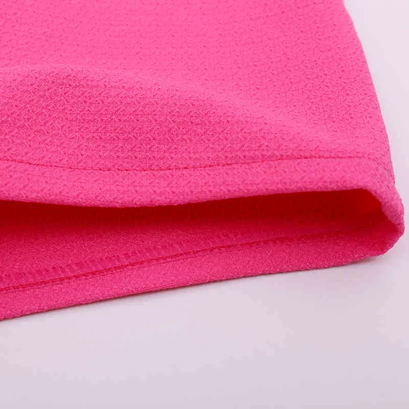 Zomer meisjes kleding set polka dot print revers jas + roze broek baby voor kinderen kleding pak 210515