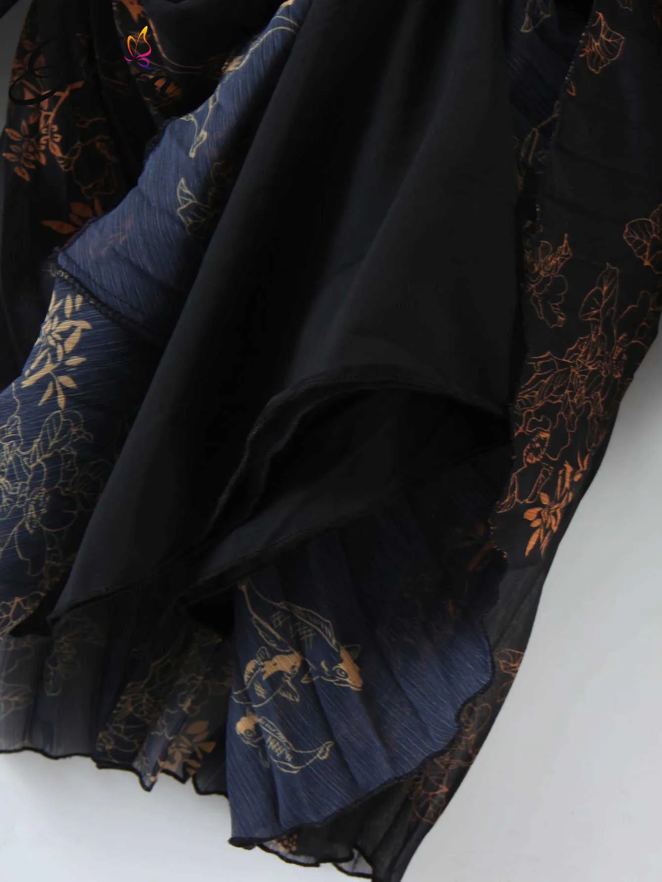 H.SA Женщина платье осень зима элегантные черные цветочные Vestidos с длинным рукавом свободные винтажные платья женщины одежда плиссированные халат 210716