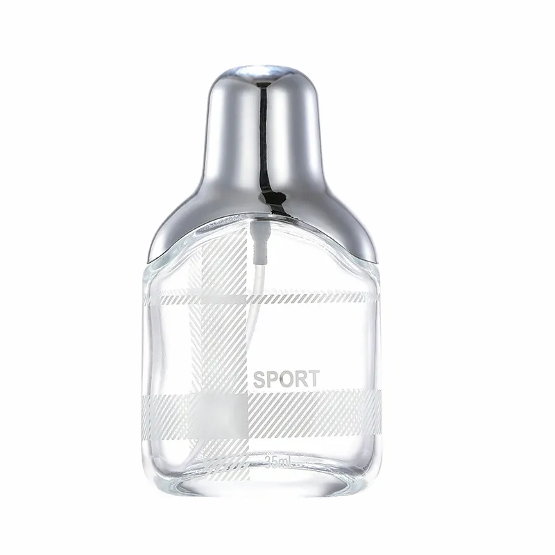 Nbyaic retro preto e branco manta perfume garrafa 35ml portátil prata de vidro perfume dispensado garrafa de frasso de garrafa vazia