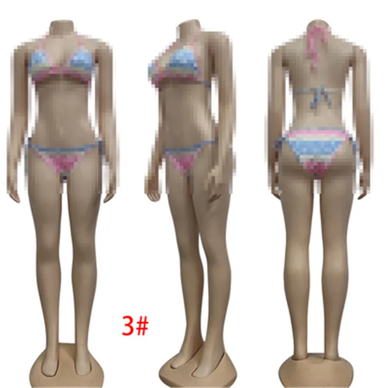 女性デジタル印刷水着ファッショントレンドブラジャーブリーズスプリットスイーツデザイナー夏の女性のビーチプール背中の包帯セクシーなビキニセット