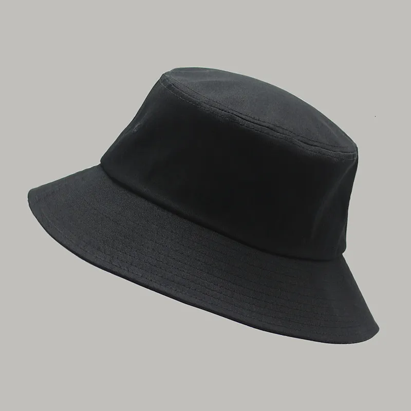 Big Head Man Man Big Sun Hat Woman Blank Fisherman Pure Cotton Panama Cap plus BUDHET2774