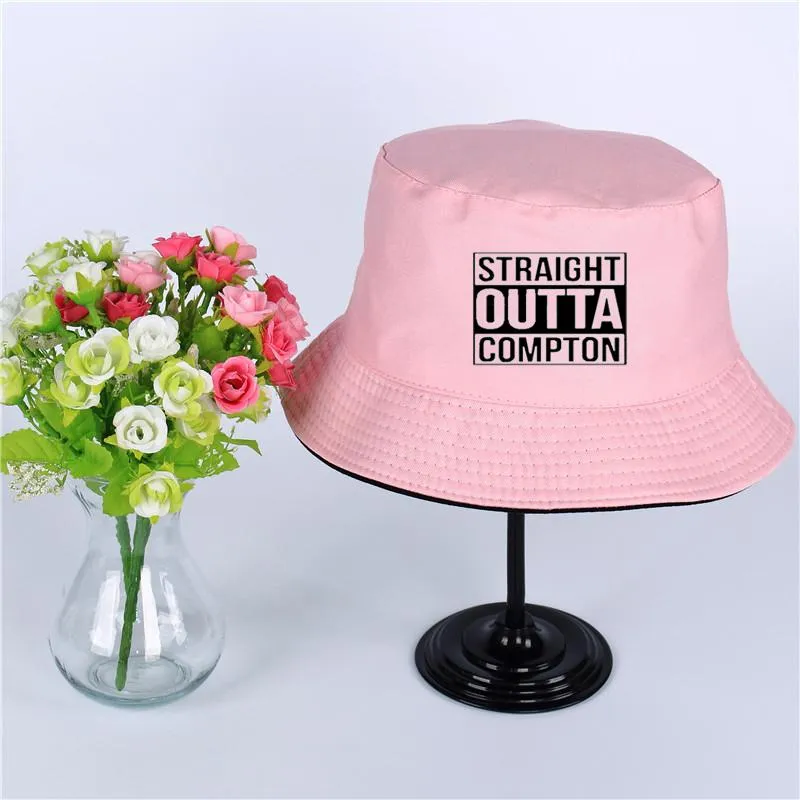 Cloches Straight Outta Compton Summer Hat Women Men Panama Bucket Design Flat Sun Visor Fishing Fisherman302I