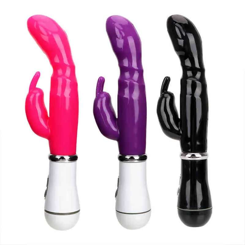 Nxy Vibratoren Sex 12 Geschwindigkeiten Starker Kaninchenvibrator Klitoris Stimulator G-Punkt-Massagegerät Spielzeug für Frauen Masturbator Erwachsener Dildo o Vagina 1220