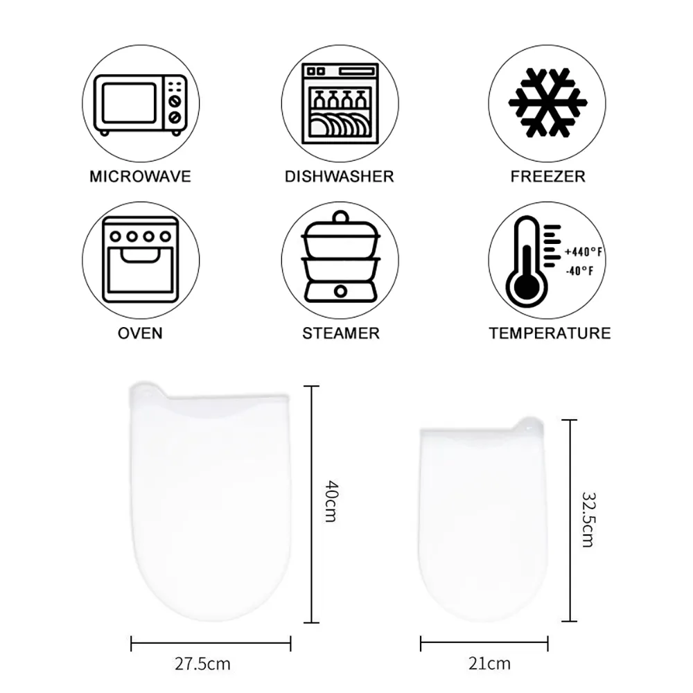 Silikon Kneading Dough Bag Multi mixerväska Mångsidig degblandare för brödkakor Pizza Köksredskap Kök Bakning Accessorie