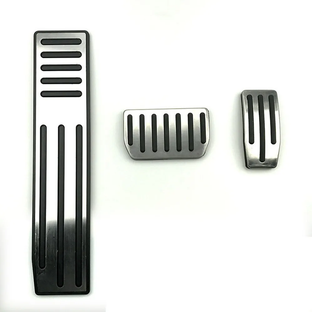 Bilbromspedalöverdrag för Tesla Model S X rostfritt stål Gasfot vila pedal Modifierade kuddar Mattor Täck Styling Auto Accessories7891959