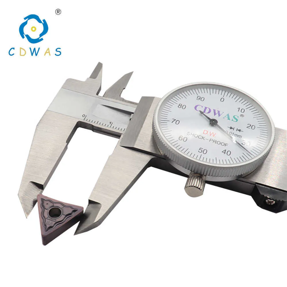 Discagem de calipers 0-150mm 0.01mm 0-200 300 mm de alta precisão indústria de alta precisão em aço inoxidável Ferramenta de medição à prova de choque 210922