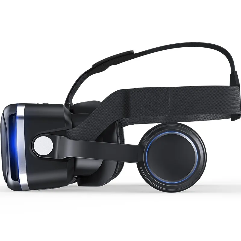 VR Glasses 3D Virtual Reality G04Eゲームコンソールヘッドセット携帯電話ステレオムービーDigital246U