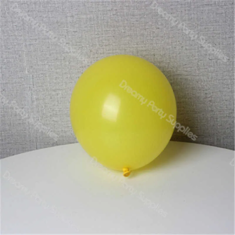 Lemon Yellow Balloons Garland Arch 4D Gold Foil Balloon Kit Ivory Balon Wedding Birthday Baby Shower Party Decorations Supplies G02305582