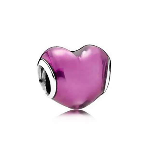NIEUWE 2021 100% 925 Sterling Silver198691C01 Clear Heart Solitaire Ring en luxe DIY Vrouwen Originele Armband Mode-sieraden Gi222a