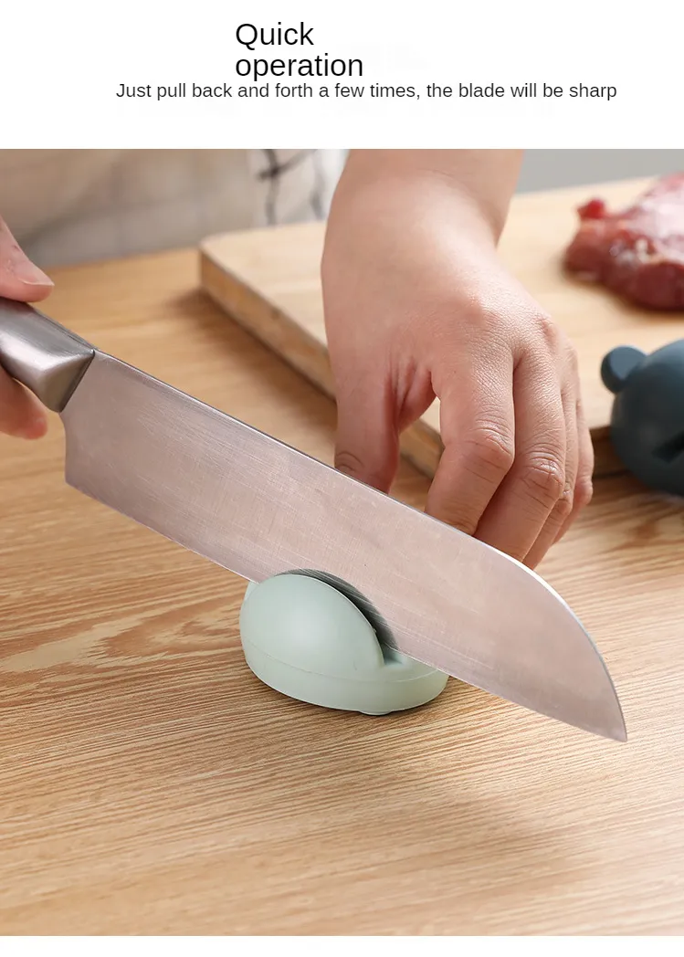 Outils de cuisine créatifs fabuleux affûtage couteau ciseaux produit affûteur rapide manuel ménage