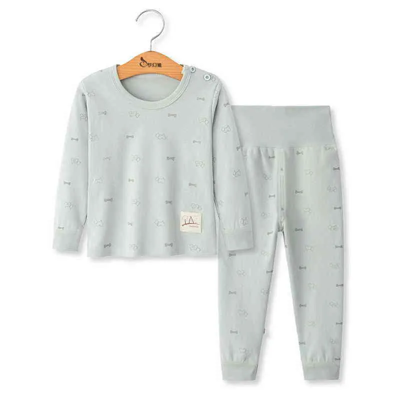 LZH子供Pajamas 長袖漫画子供寝室赤ちゃん女の子服睡眠スーツ秋綿パジャマ少年ナイトウェア211109