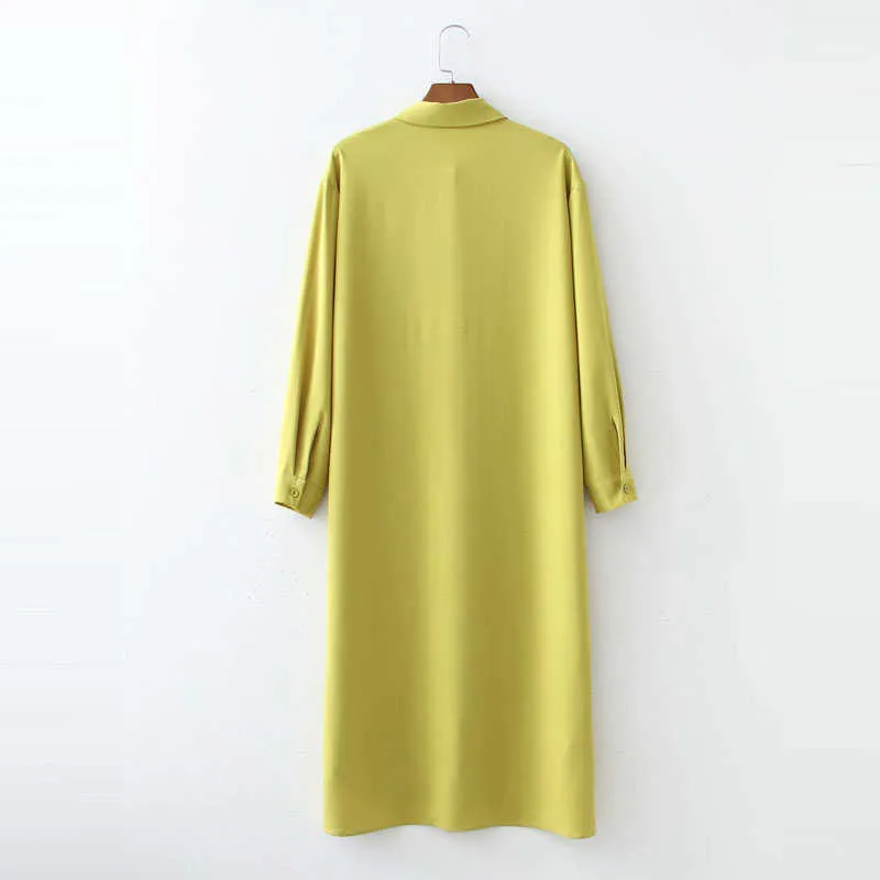 Women Spring Oversized Shirt Dress Za Long Sleeve Pleated Asymmetric Loose Dresses Woman Button Up Vintage Midi Dress 210602