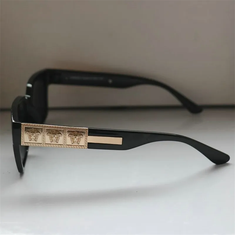 2024 New Women Fashion Trend Sunglasses Ladies Retro Rectangular Glasses Female Eyeglass Square Driver Goggles Sunglasses