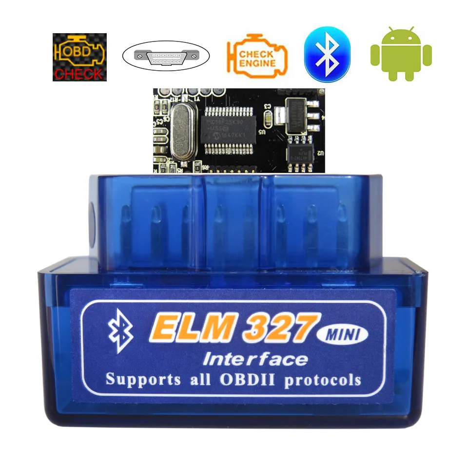OBD2 Scanner ELM327 Bluetooth V1.5 OBDII Auto Diagnostische-Scanner ELM 327 Bluetooth OBD 2 Voor Android Code Reader diagnostic Tools