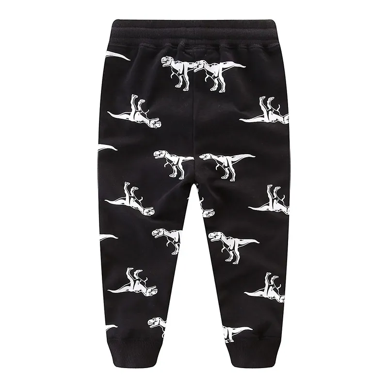 Calças quentes das crianças meninos leggings outono e inverno calças crianças vestuário corpo cartoon animais da criança apertada 210515