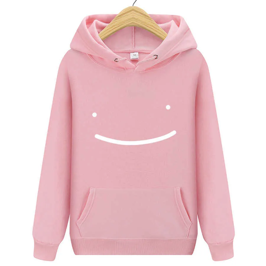 Dream SMP Hoodies Kvinnor Estetisk överdimensionerad Hoodie Harajuku Sweatshirts Men Unisex Wrm Långärmad Kawaii Kläder Anime Moletom H0909