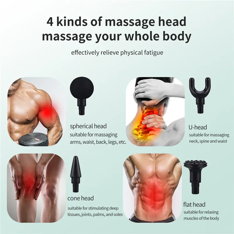 Massaggio muscolare ad alta frequenza Pistola Mini Pocket 32 ​​Vibrazione Body Massager Dimagrante Fasciale il tessuto profondo