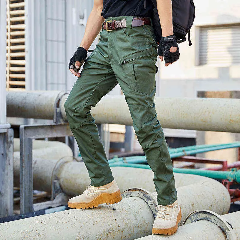 MEGE Brand Tactical Army Pants Camouflage Military Clothing Durable Rip Stop Cargo Pants Combat Trousers Dropshipping H1223