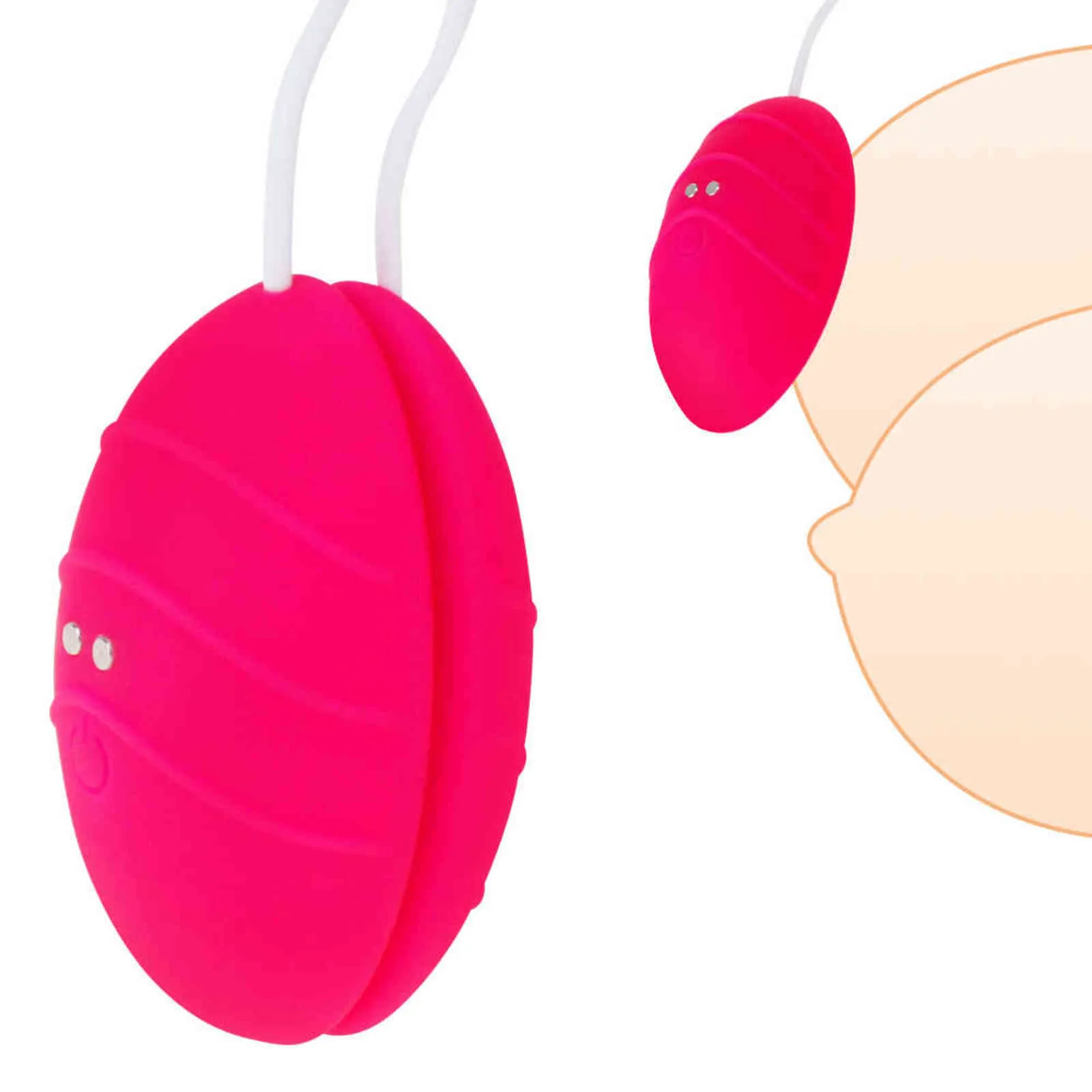 Nxy Sex Eggs USB搭載ダブレEI Vibrator Clitoris Vagina Bal Bal Stimulator Tepel Vrouwelijke Volwassen Toy Waterdicht Erotische Producten 1110
