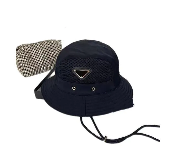 2022 unisex bawełniana czapka wiadra mężczyźni Summer klasyczny krem ​​przeciwsłoneczny wiatrakowe czapki kobiety czysty kolor sunbonnet fedoras na świeżym powietrzu rybak BEA2874