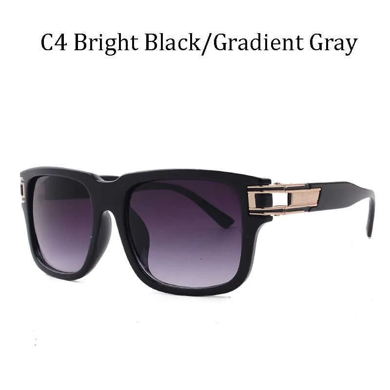 النظارات الشمسية تصميم الموضة الكلاسيكية Grandmaster Four Style Retro Bradient Lens Men Vintage Sun Glasses Oculos 6626245W