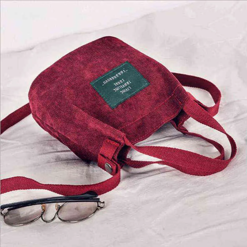 XINGMING Designer handbags high quality Women Bag Vintage Corduroy Shoulder Bags New Corduroy Bucket Shoulder Handbags H1229260k