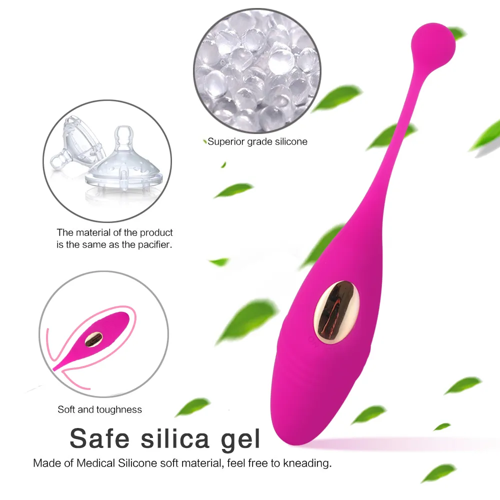 Yutong Wireless Remote Control Vibrating Bullet Eggs Vibrator Toy for Woman Rechargable Clitoris Stimulator Vaginal Balls7813578