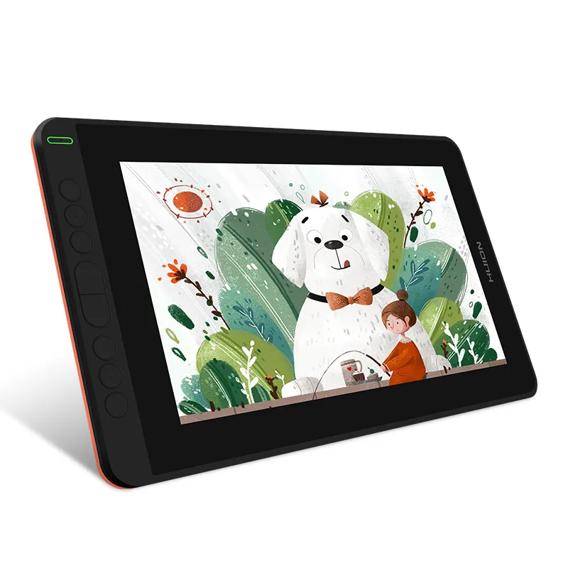 Huion New Arrival Kamvas 12 11.6 inches Teckningsmonitor Digital Grafik Tablet med ± 60 Tilt 120% SRGB Distansutbildning