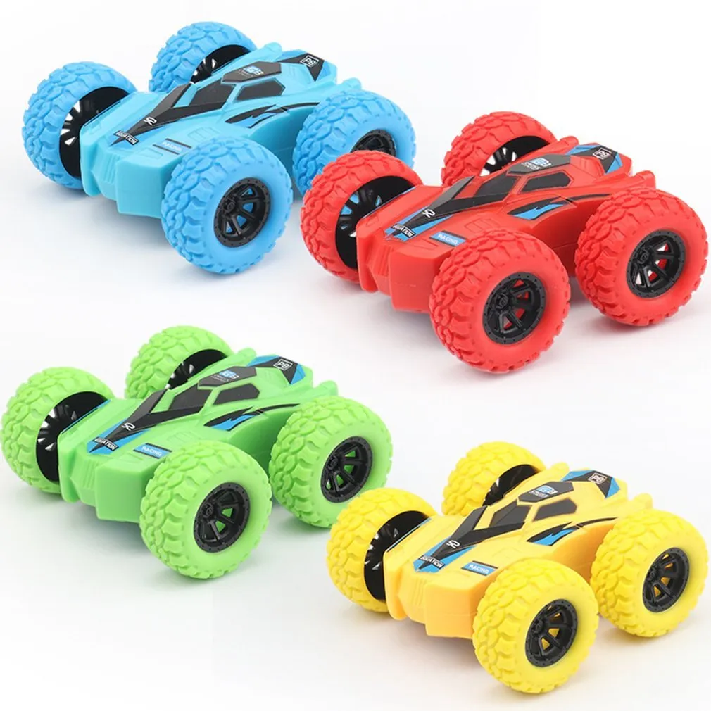 Kinder Trägheit doppelseitiger Muldenkipper beständig fallend 360 Taumeln Spinning Spielzeugauto verwandelt sich in ein Kindergeschenk