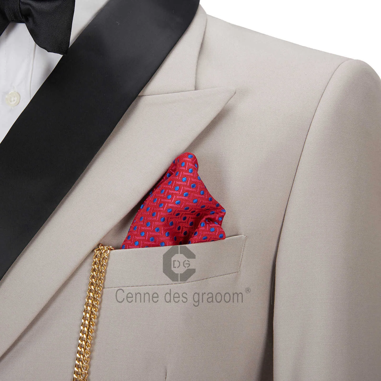 Cenne des Graoom nieuwste vacht ontwerp mannen pakken op maat gemaakte smoking 2 stuks blazer bruiloft partij zanger bruidegom kostuum homme khaki x0909