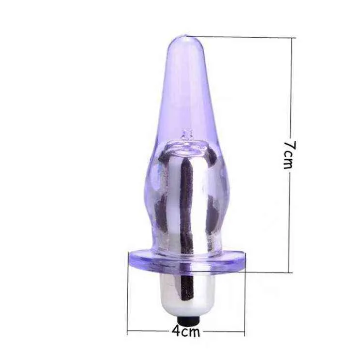 Nxy Anal Toys Anal Plug Silicio Vibrador Sexo para Mujeres Pareja Hombres Butt Erótico Tamaño Pequeño Consoladores Próstata Masturbadores Tienda Productos 1218